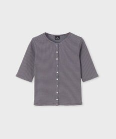 Paul Smith ボーダー ハーフスリーブ カーディガン