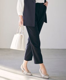 ANY SIS 【セットアップ可】セレモニーダブルクロス テーパードパンツ ネイビー