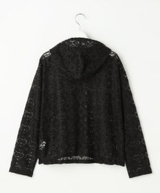 自由区 【WEB限定・1枚で華やぐ・旬スタイル】テクスチャーレーシージップ パーカー