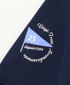 23区GOLF 【MEN】【吸水速乾/UVカット】ストレッチメッシュモックネックシャツ