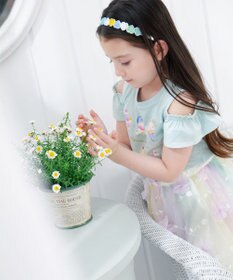 ANY KIDS 立体フラワー チュール スカート