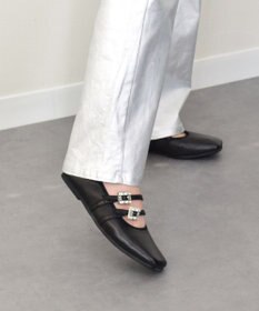 Bridget Birkin 【PARADIS COULEUR】ビジューバックルダブルストラップバレエ