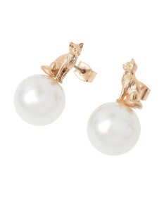 YECCA VECCA パールキャットピアス