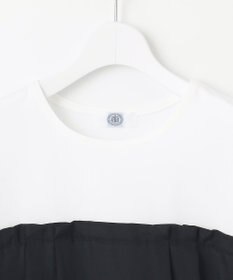 J.PRESS LADIES L 【洗える】ドッキングジャージー ビスチェライク プルオーバー