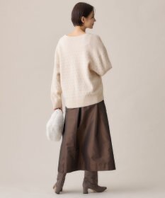 自由区 L ウールジャカードラメ ニット