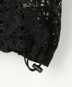 自由区 【WEB限定・1枚で華やぐ・旬スタイル】テクスチャーレーシージップ パーカー