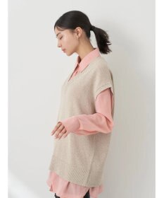 earth music&ecology ミニブークレＶネックベスト