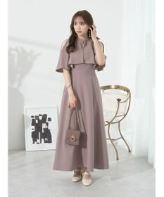 earth music&ecology ＳＥＴ２点ケープ＋キャミワンピース