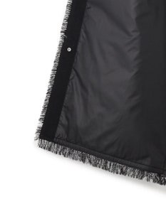 ICB L スパングルツイード ノーカラーコート