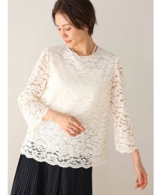 Green Parks ｅｆ－ｄｅ　レースクルーネックブラウス