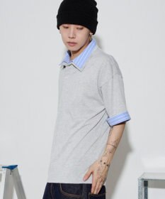 WEGO 【ユニセックス着用ITEM】シャツレイヤードT（SS）