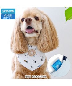 PET PARADISE J.PRESS リップル クールバンダナ 中型犬