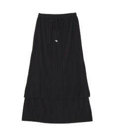 earth music&ecology プリーツレイヤードライクスカート