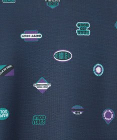 23区GOLF WEB限定【WOMEN】ステッカープリント モックネックワンピース