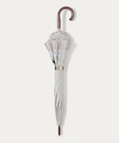 MOONBAT 【遮光/晴雨兼用日傘】POLO RALPH LAUREN(ポロ ラルフローレン) ストライプフリル 長傘 遮熱 UV