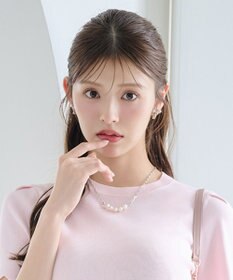 TOCCA LINE PEARL NECKLACE 淡水パールネックレス