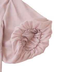 earth music&ecology バルーンスリーブシアーシャツ