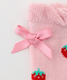 ANY KIDS いちご総柄ソックス