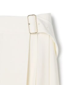 BEIGE， 【セットアップ対応・洗える・BAILA 11月号掲載】ZEPHYR / ウールライクアシンメトリープリーツスカート