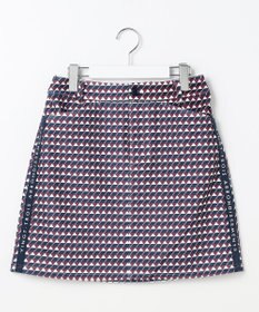 23区GOLF 【WOMEN】フラッグ総柄プリントストレッチスカート