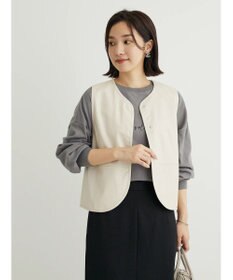 Green Parks フェイクレザーベスト