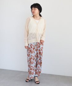 CRAFT STANDARD BOUTIQUE シアージョーゼットニットカーディガン