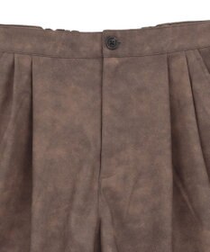 Green Parks レザーライクショートパンツ