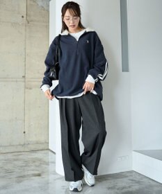 WEGO 【ユニセックス着用ITEM】USPOLOフリースハーフジッププルオーバー