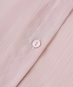 earth music&ecology バルーンスリーブシアーシャツ