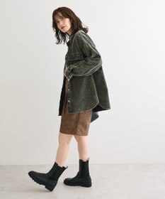 Green Parks レザーライクショートパンツ