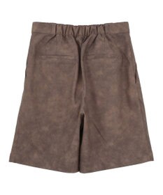 Green Parks レザーライクショートパンツ