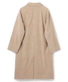 BEIGE， 【VERY NaVY12月号掲載】LABBOCK / ウール混ラグランステンカラーコート