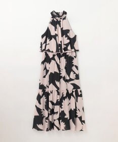 GRACE CONTINENTAL キカプリントホルタードレス