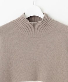 自由区 ウールカシミヤブレンドハイネック ニット