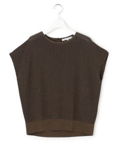 23区 【先行予約/WEB&一部店舗限定】クレープコットン アゼラメ ニット