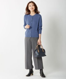 J.PRESS LADIES 【洗える】KNIT BASIC ミディ丈 カーディガン