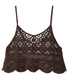 earth music&ecology ＳＥＴ２点　クロシェキャミ＋ノースリーブプルオーバー