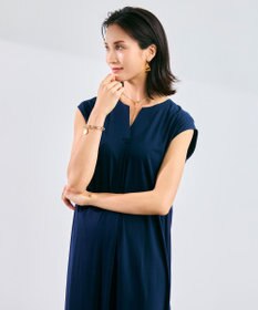 BEIGE， 【WEB限定・洗える】MELISSA / バックシフォンスキッパーロングワンピース