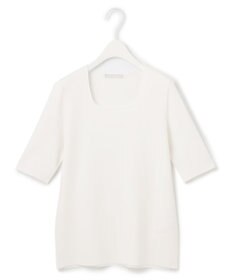 ICB 【洗える】シルクヴィスコースハイゲージ プルオーバー