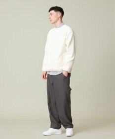 J.PRESS YORK STREET 【UNISEX】フリース クルーネックプルオーバー