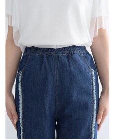 Green Parks ・Double Flags デニムフリンジラインパンツ