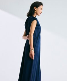 BEIGE， 【WEB限定・洗える】MELISSA / バックシフォンスキッパーロングワンピース