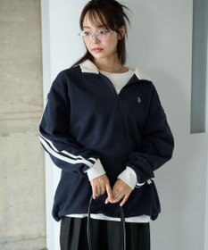 WEGO 【ユニセックス着用ITEM】USPOLOフリースハーフジッププルオーバー