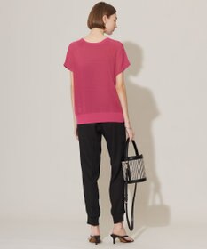 ICB 【接触冷感・UVケア・速乾・洗える】FluidBackSatin ジョグパンツ