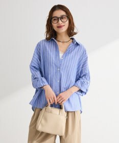 Green Parks 綿麻混シャツ