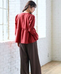 Feroux フリルギャザー ブラウス