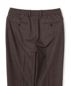 JOSEPH HOMME 新素材【ストレッチ/ウエストゴム仕様】ウール混キャリーマンストレッチ ドロスト付ストレートパンツ / HOVE