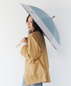 AURORA 【Ungrid（アングリッド）】切継ぎロゴプリント晴雨兼用傘（長傘）