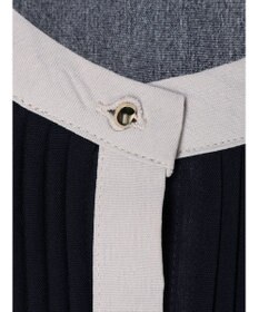 Green Parks ・ＥＬＥＮＣＡＲＥ　ＤＵＥ　バイカラーピンタックワンピ