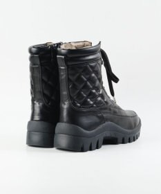 BONTRE 【MIONOTIS/ミオノティス】キルティングレースアップショートブーツ/40512